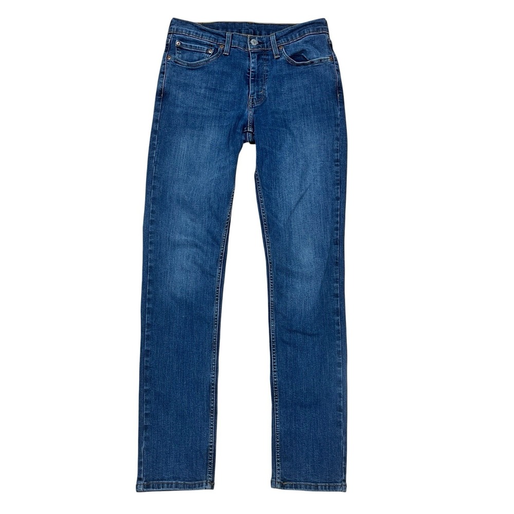 Levis 511 Slim Straight Jeans Mens 32x34 Cotton Stretch Medium Wash Blue Denim